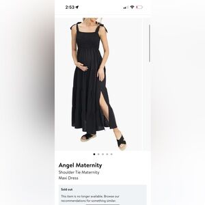 Angel Maternity Maxi Dress